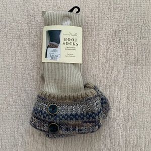 Simply Noelle Boot Socks One Size Fits Most NWT